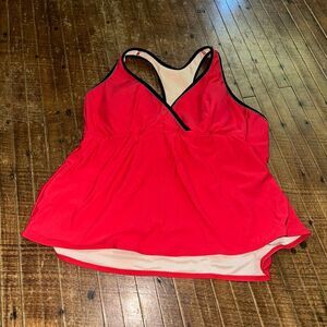 Miraclesuit blue modest 24W cruisewear tankini top